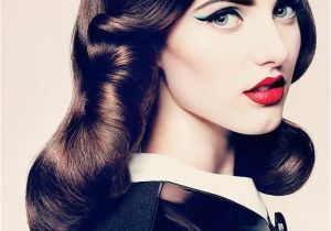 50s Womens Hairstyles for Long Hair Dramatic Wedding Makeup Cosmetic Pinterest