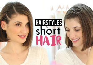 8 Easy Hairstyles for Short Hair Hairstyles for Short Hair Tutorial