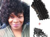 8 Inch Bob Hairstyles Kiss Hair 8 Inch Deep Wave Unprocessed Virgin Remy Human Hair Weave