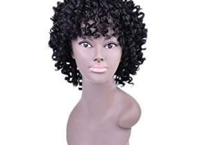 9 Hairstyles for Curly Hair Amazon Pinchu Short Curly Hair Fringe Wig Elastic Hair Cover 9
