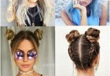 90s Hairstyles Half Up 28 Ridiculously Cool Double Bun Hairstyles You Need to Try