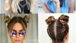 90s Hairstyles Half Up 28 Ridiculously Cool Double Bun Hairstyles You Need to Try