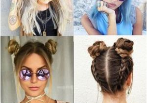 90s Hairstyles Half Up 28 Ridiculously Cool Double Bun Hairstyles You Need to Try