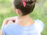 A Cute Bun Hairstyle Pancaked Bun Of Braids Updo Hairstyles