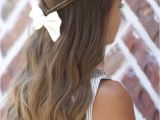 A Cute Hairstyle for School Infinity Braid Tieback Back to School Hairstyles