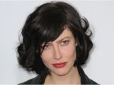 Actress Bob Haircut French Actress Anna Mouglalis Perfect Curly Bob Curly