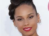Alicia Keys Wedding Hairstyle Alicia Keys Braided Updo