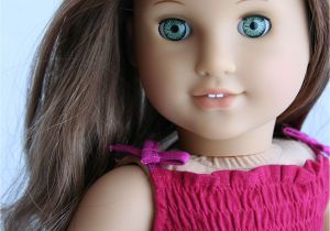 American Girl Doll Hairstyles for Julie Custom Ooak American Girl Doll Aqua Mint Green Eyes and Long