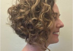 Angled Bob Haircut for Curly Hair 20 Cute Hairstyles for Naturally Curly Hair In 2017