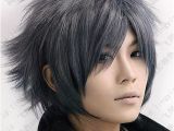 Anime Haircut Hairstyles Black Gray Hair Google Search Hair In 2019