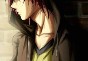 Anime Hairstyle Quotev Anime Boy Red Hair Green Blue Eyes Brown Hoo Yellow Shirt