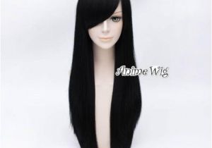 Anime Hairstyle Wig 70cm Alice Madness Returns Women Long Straight Black Hair Anime