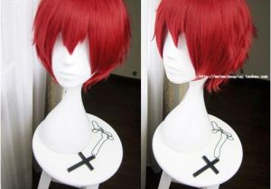 Anime Hairstyle Wig Anime assassination Classroom Karma Akabane Short Red Cosplay Hair