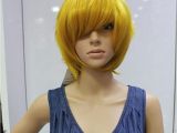 Anime Hairstyle Wig Short Striaght Hairstyle Capless Synthetic Hair Wigs Full Wigs Four