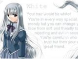 Anime Hairstyles and Personality 12 Best Anime Hair Color Images