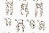 Anime Hairstyles Easy Draw Hair the Arts