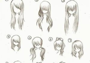Anime Hairstyles Easy Draw Hair the Arts