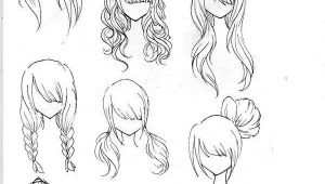 Anime Hairstyles Easy Draw Realistic Hair Drawing Ideas