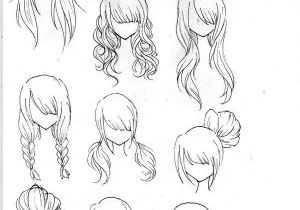 Anime Hairstyles Easy Draw Realistic Hair Drawing Ideas