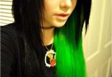 Anime Hairstyles Emo Emo Girl Black and Green Hair Emos â¥