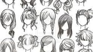 Anime Hairstyles Female Step by Step How to Draw Anime Hair Step by Step for Beginners Google Search