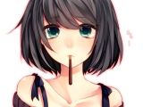 Anime Hairstyles Girl In Real Life Would You Like A Pocky Classy Sassy Art Pinterest