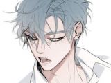 Anime Hairstyles Male Real Life Blue Hair Art Pinterest