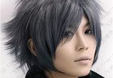 Anime Hairstyles Medium Hair Black Gray Hair Google Search Hair In 2019