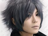 Anime Hairstyles Medium Hair Black Gray Hair Google Search Hair In 2019