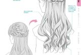 Anime Hairstyles Pictures Hair Back Há c Váº½ Pinterest