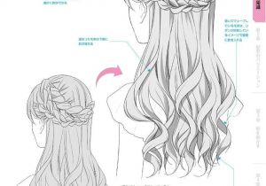 Anime Hairstyles Pictures Hair Back Há c Váº½ Pinterest