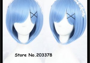 Anime Hairstyles Real Life 30 Cm Anime Cosplay Re Å Ycie W Innym Åwiecie Od Zera Rem Ram