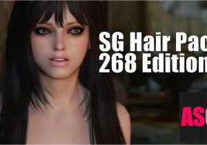 Anime Hairstyles Skyrim Mod Hair ] Sg Hair Pack 268 Edition Mod Best Skyrim Female Hair Mod