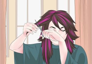 Anime Hairstyles Wiki How to Do A Scene Haircut with Wikihow