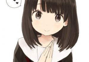 Anime Hairstyles without Bangs Short Black Hair Girl Anime Drawing Drawing Pinterest