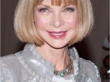 Anna Wintour Bob Haircut Celebrity Fringe Hairstyle that Make You Want Bang