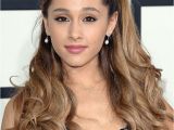 Ariana Grande Hairstyles Half Up 16 Rare Photos Of Ariana Grande Not Wearing A Ponytail Hellogiggles