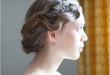 Art Deco Hairstyles Pinterest Grecian Bridal Headpiece Art Deco Wedding Hair Accessory Crystal
