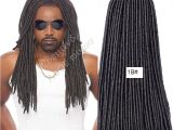 Artificial Dreadlocks Hairstyles In Nigeria Großhandel soft Dreadlocs Crochet Zöpfe 16 Zoll 24 Wurzeln Dreadlock