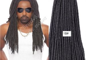 Artificial Dreadlocks Hairstyles In Nigeria Großhandel soft Dreadlocs Crochet Zöpfe 16 Zoll 24 Wurzeln Dreadlock