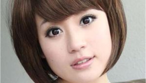 Asian Chin Length Hairstyles Hairstyle for Round Chubby asian Face Hair Pic