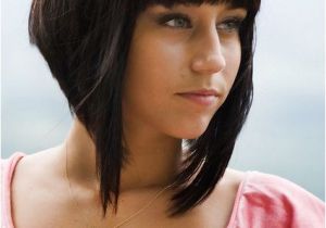 Asymmetrical Bob Haircuts with Bangs asymmetrical Bob W Bang Hairstyles Pinterest