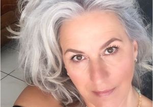 Attractive Hairstyles for Grey Hair Silver Y Women Of Time In 2019