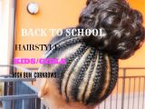 Back to School Hairstyles Black Girl Back to School Hairstyle for Kids Girls Simple and Cute 1