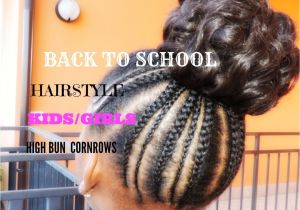 Back to School Hairstyles Black Girl Back to School Hairstyle for Kids Girls Simple and Cute 1