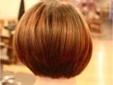 Back View Of Graduated Bob Haircut Wedge Hair Back View