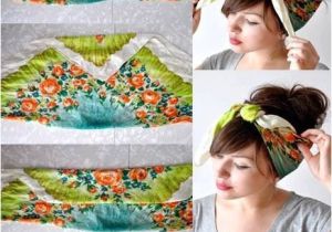 Bandana Hairstyles with Hair Up 14 Tutorials for Bandana Hairstyles Hairstyles Pinterest