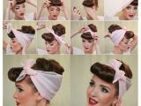 Bandana Hairstyles with Hair Up Coiffure Avec Un Foulard Ou Bandana Fa§on Pin Up Rockabilly Des