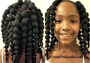 Biracial Girl Hairstyles Cute and Easy Hair Puff Balls Hairstyle for Little Girls to