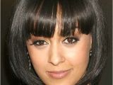 Black Bob Haircuts with Bangs African American Women Hairstyles with Bangs